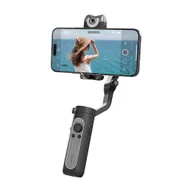 Baterie do telefonów - High iSteady V2S Przenośny 3-osiowy stabilizator gimbalowy do smartfonów AI Smart Tracking Phone Vlog Gimbal Kontrola gestów Anti-shake Zintegrowane światło wypełniające LED Bateria 280 g maks. udźwigu z mini statywem do smartfonów iPhone z serii 14/13/12/11 - miniaturka - grafika 1