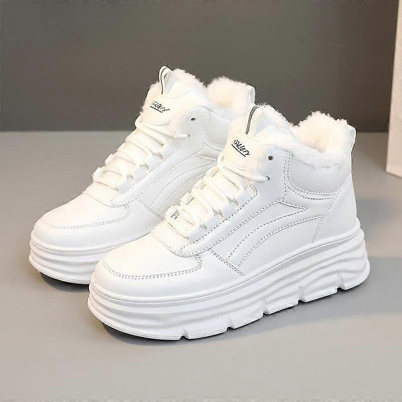 Damskie szorty Buty Zimowe Ciepłe futrzane buty śnieżne Moda damska Codzienny bawełniane buty Buty na platformie Damskie codzienne wysokie buty But...