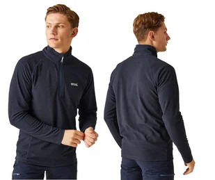 Bluza męska polar ze stójką Regatta RMA212 granatowy 540 XL - Bluzy męskie - miniaturka - grafika 1
