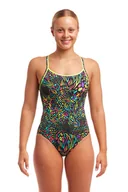 Stroje kąpielowe - FUNKITA Strój kąpielowy damski jednoczęściowy DIAMOND BACK ONE PIECE spot me - miniaturka - grafika 1