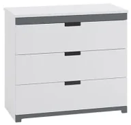 Komody - Biała komoda dla dziecka mat M6-P96 - miniaturka - grafika 1
