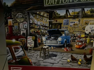 Puzzle Corner Piece Puzzle Corner Piece Dayton's Garage 500 el. - Puzzle - miniaturka - grafika 1