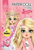 Zabawki kreatywne - Papierowa Lalka Do Wycinania Z Naklejkami Anastasia - miniaturka - grafika 1