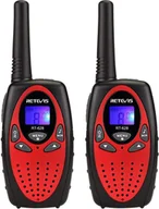 Krótkofalówki - Retevis RT628 Krótkofalówka dla dzieci, 8-kanałowy wyświetlacz LCD VOX, prezenty świąteczne dla chłopców i dziewcząt w wieku 4-12 lat - miniaturka - grafika 1
