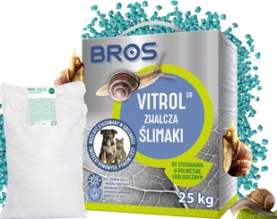 BROS - Vitrol GB zwalcza ślimaki 25kg - Preparaty na chwasty i szkodniki - miniaturka - grafika 1