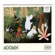 Puzzle - Puzzle 1000 artystyczne Muminki zielone Cass film - puzzle - miniaturka - grafika 1