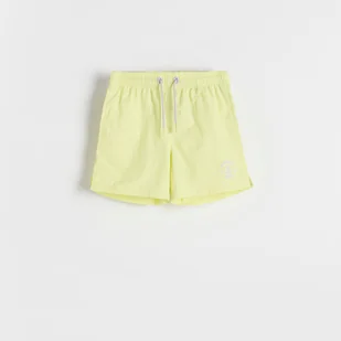 Reserved - Szorty kąpielowe z nadrukiem - Zielony - Kąpielówki dla chłopców - miniaturka - grafika 1