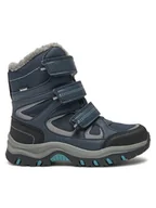 Buty dla chłopców - Halti Śniegowce Reiss 2 Dx Jr 054-3016 Niebieski - miniaturka - grafika 1