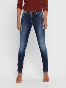 ONLY Jeansy Shape 15159137 Granatowy Skinny Fit - Spodnie damskie - miniaturka - grafika 1