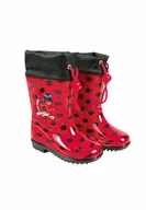 Kalosze damskie - Kalosze Lady Bug czerwone - miniaturka - grafika 1