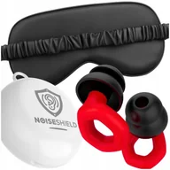 Akcesoria do bielizny - Wygodne zatyczki stopery do uszu silikonowe wielorazowe + opaska na oczy - miniaturka - grafika 1