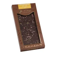 Czekolada - M.Pelczar Chocolatier Gorzka czekolada z 23-karatowym jadalnym złotem i płatkami róży 2566-uniw - miniaturka - grafika 1