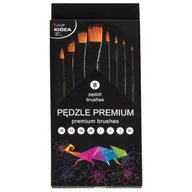 Przybory szkolne - Pędzle premium 8szt Kidea - miniaturka - grafika 1