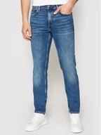 Spodnie męskie - TOMMY HILFIGER Jeansy Denton MW0MW15603 Granatowy Straight Fit - miniaturka - grafika 1