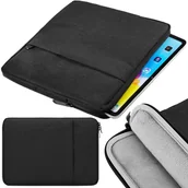 Etui do tabletów - Etui torba case uniwersalny do tabletów Apple Samsung Lenovo Xiaomi Huaweri Asus | czarny - miniaturka - grafika 1