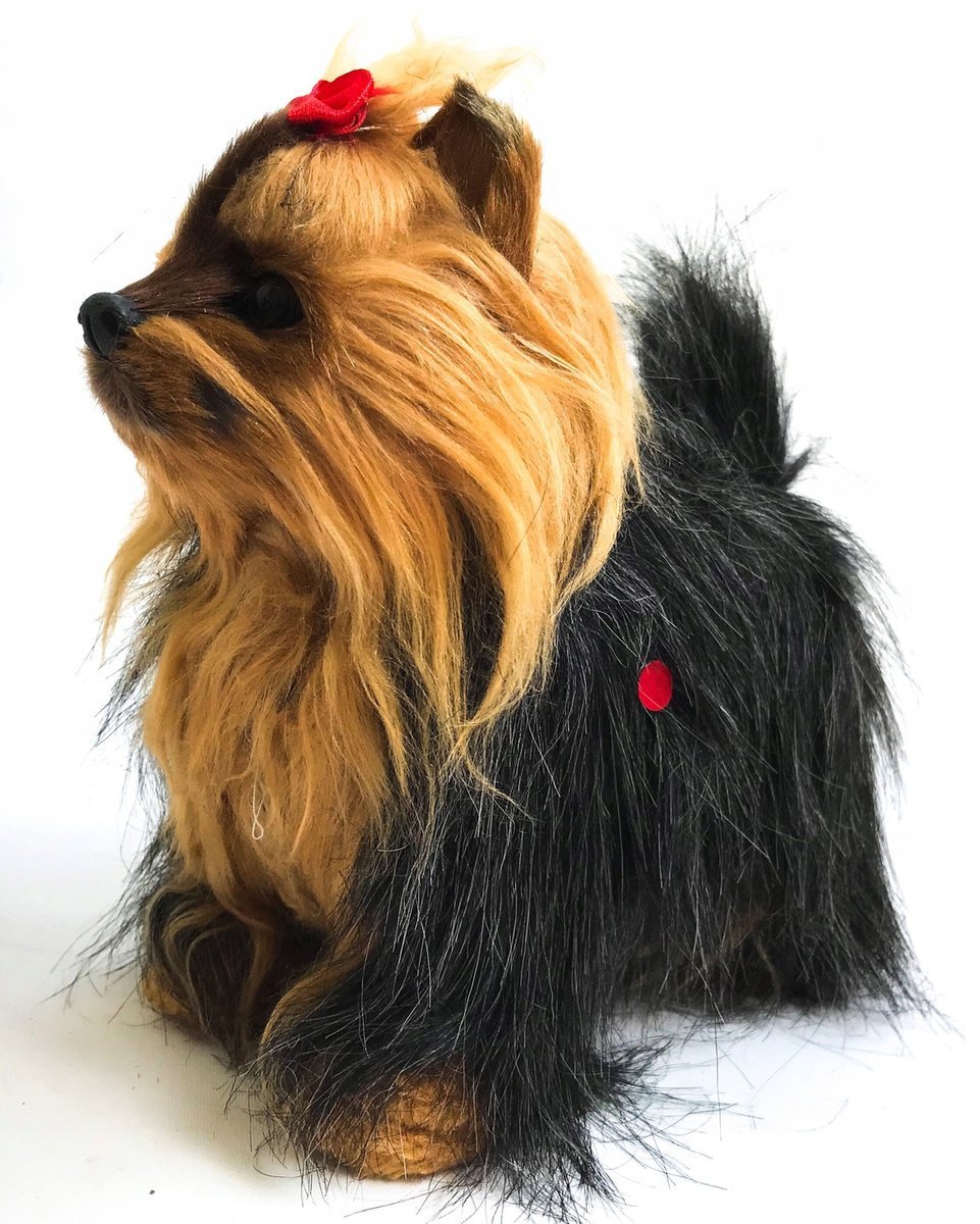 INTERAKTYWNY FUTRZASTY PIESEK YORK CHODZĄCY SZCZEKAJĄCY ZABAWKA DLA DZIECI