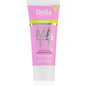 Podkłady do twarzy - DELIA Real Matt 103 podkład warm beige 30ml - miniaturka - grafika 1