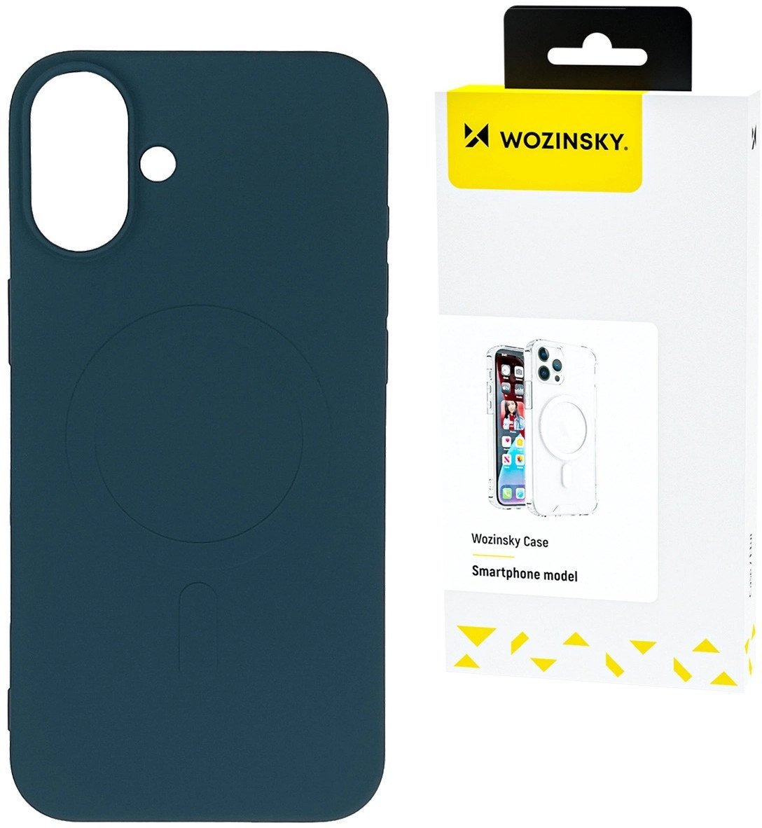 Silikonowe magnetyczne etui Wozinsky Silicone Case Magsafe na Samsung Galaxy S25 Ultra - niebieskie