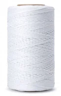 Artykuły masarskie - Nici wędliniarskie / przędza  100g EXTRA cienkie białe - miniaturka - grafika 1