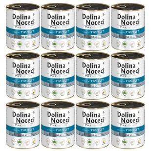 Dolina Noteci Premium Adult bogata w pstrąga puszka 12x800 g - Mokra karma dla psów - miniaturka - grafika 1