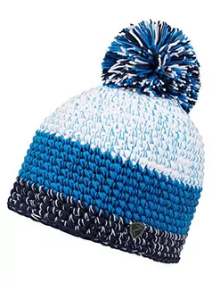 Czapki damskie - Ziener Męska czapka z pomponem Intercontinental/ciepła dzianina, persian blue, Usex 802107 - grafika 1
