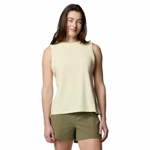 Damski top techniczny Columbia Sun Trek Tank II lemon wash - L - Koszulki i topy damskie - miniaturka - grafika 1