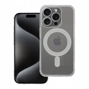 Etui Na Telefon Premium Clear Magsafe Do Iphone 15 Pro + Szkło - Etui i futerały do telefonów - miniaturka - grafika 1