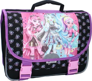Plecak Monster High Praktyczny plecak szkolny z zamkiem błyskawicznym - Plecaki szkolne i tornistry - miniaturka - grafika 1