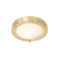 Lampy ogrodowe - QAZQA Nowoczesna lampa sufitowa złota 18 cm IP44 - Yuma - miniaturka - grafika 1