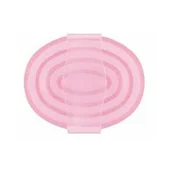 Akcesoria jeździeckie - Zgrzebło gumowe transparentne - API - miniaturka - grafika 1