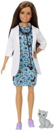 Lalki dla dziewczynek - Barbie Lalka Kariera Weterynarz DVF50/GJL63) DVF50/GJL63 - miniaturka - grafika 1
