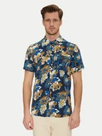 Koszule męskie - Blend Koszula 20718224 Granatowy Slim Fit - miniaturka - grafika 1