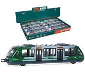 Samochody i pojazdy dla dzieci - TRAMWAJ napęd WAGON TRAMWAJOWY 18 cm modern NOWOCZESNY możliwość łączenia - miniaturka - grafika 1