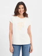 Koszulki i topy damskie - JOOP! Koszulka damska - Teja Kobiety wiskoza biały jednolity, 34 - miniaturka - grafika 1