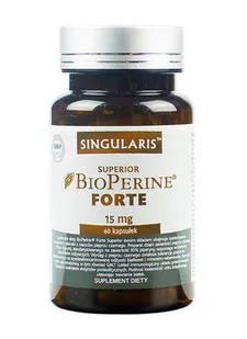 SINGULARIS Singularis Bioperine Forte Superior x 60 kaps - Układ pokarmowy - miniaturka - grafika 1