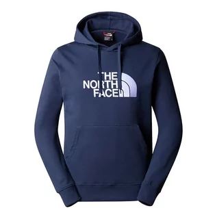 Bluzy sportowe męskie - Bluza The North Face Light Drew Peak 00A0TE8K21 - granatowa - grafika 1