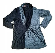 Bluzki damskie - Bluzka tunika czarnoszara 44 Aprico - miniaturka - grafika 1