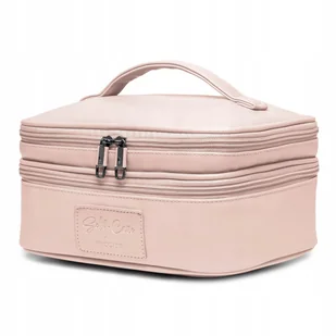PUCCINI Kosmetyczka Damska Podróżna Kuferek Organizer Różowa QML015-3C - Kosmetyczki, organizery i kuferki PUCCINI Kosmetyczka Damska Podróżna Kuferek Organizer Różowa QML015-3C - Kosmetyczki, organizery i kuferki - miniaturka - grafika 1