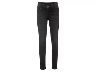 Spodnie damskie - ESMARA ESMARA Jeansy damskie Super Skinny Fit z bawełną (36, Czarny) - grafika 1