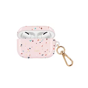 Apple UNIQ UNIQ etui Coehl Terrazzo AirPods Pro różowy/blush pink UNIQ320PNK - Akcesoria do słuchawek - miniaturka - grafika 1