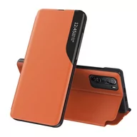 Etui i futerały do telefonów - Eco Leather View Case elegancki futerał etui z klapką i funkcją podstawki Xiaomi Redmi K40 Pro+ / K40 Pro / K40 / Poco F3 pomarańczowy - miniaturka - grafika 1