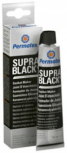 Permatex Supra Black Silikon Czarny 80ml - Chemia warsztatowa - miniaturka - grafika 1
