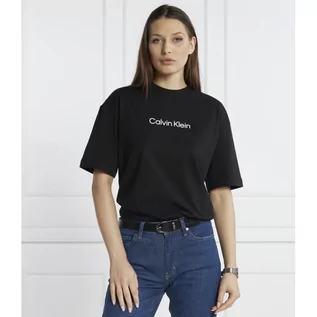 Koszulki i topy damskie - Calvin Klein T-shirt | Oversize fit - grafika 1