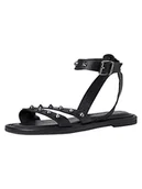 Sandały damskie - Tamaris Damskie sandały damskie 1-1-28153-38, Czarny, 38.5 EU - miniaturka - grafika 1