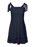 Sukienki - VERO MODA Damska sukienka VMTASSA SL Short Dress Noos, Navy Blazer, M, granatowy blezer, M - miniaturka - grafika 1