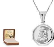 Zawieszki - Verona Srebrna zawieszka 925 - medalik prezent grawer - miniaturka - grafika 1