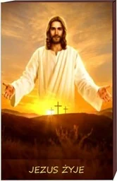 Magnes z Jezusem Zmartwychwstałym - Magnesy - miniaturka - grafika 1
