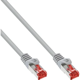 InLine 76450 kabel sieciowy Szary 0,5 m Cat6 S/FTP (S-STP) - Kable miedziane - miniaturka - grafika 1