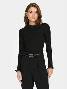 ONLY Bluzka Leslie 15277888 Czarny Regular Fit - Bluzki damskie - miniaturka - grafika 1