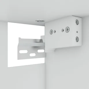 Lumarko Przeszklona szafka wisząca, przydymiony dąb, 60x31x60 cm - Szafki do salonu - miniaturka - grafika 9